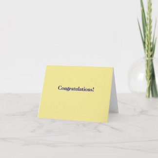 GRATULATIONER KORT