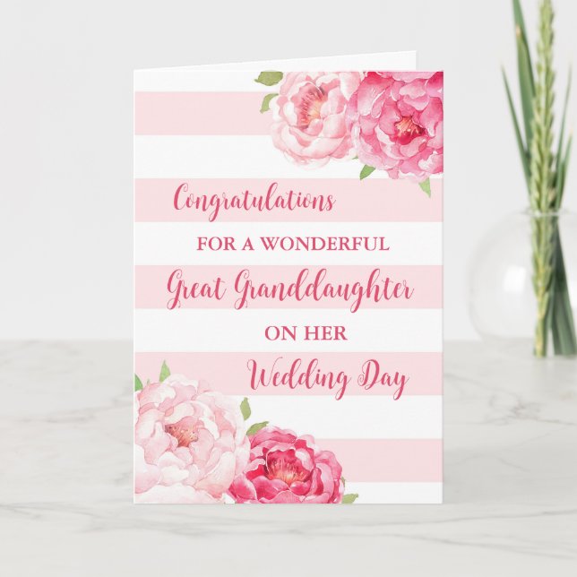 Gratulationer till mordotterns bröllopsdag kort (Framsida)