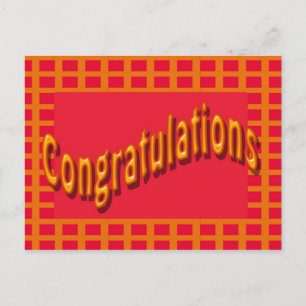 gratulationer vykort