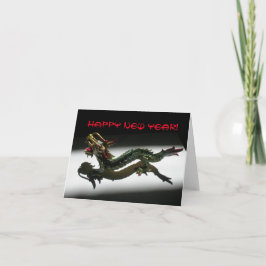 Gratulationskort - Drakens nya år Helgkort