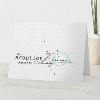 gratulationskort för adoption kort