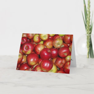 Gratulationskort för "äpple" kort