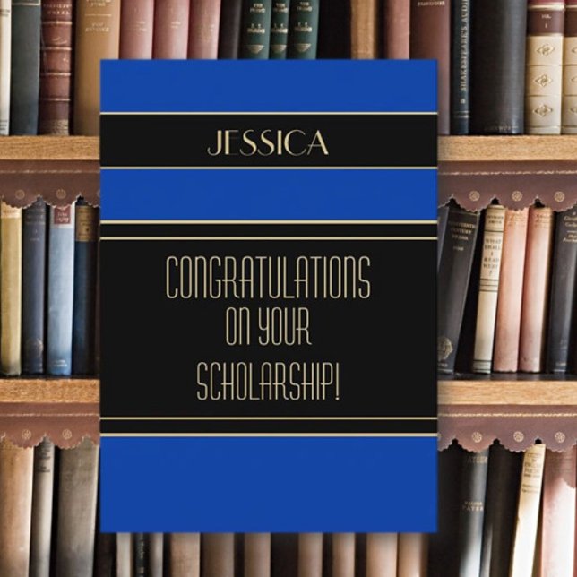 Gratulerande stipendiatkort kort (Skapare uppladdad)