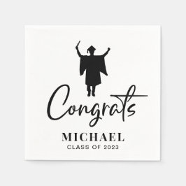 Gratulerar Anpassningsbar Hans Studentfest Pappersservett