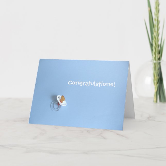 Gratulerar baby kort (Framsida)