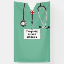 Gratulerar banderoll för Nurse Studenten