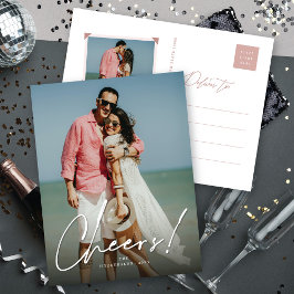 Gratulerar Enkel Skript Modern Semestres Bild Papp Helg Vykort