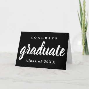 Gratulerar Examens Kort med Skolfärger
