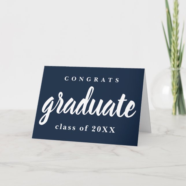 Gratulerar Examensfärg Välkomstkort Kort (Framsida)