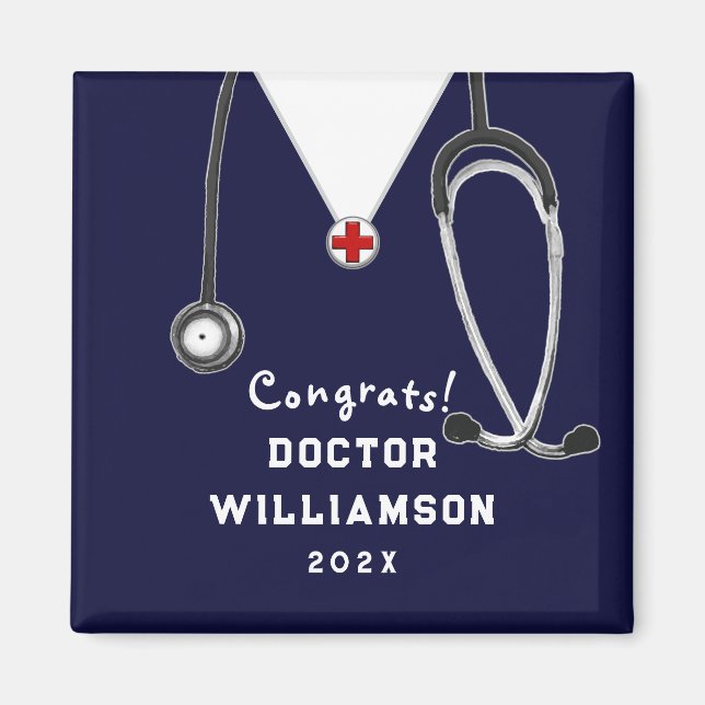 Gratulerar gåva från Doktor medicinska skola Magnet (Framsidan)