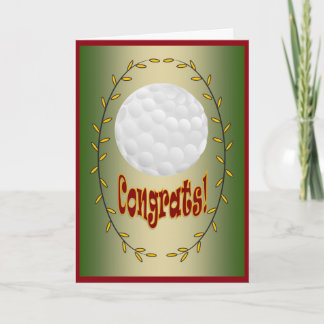 Gratulerar Golf -! Kort
