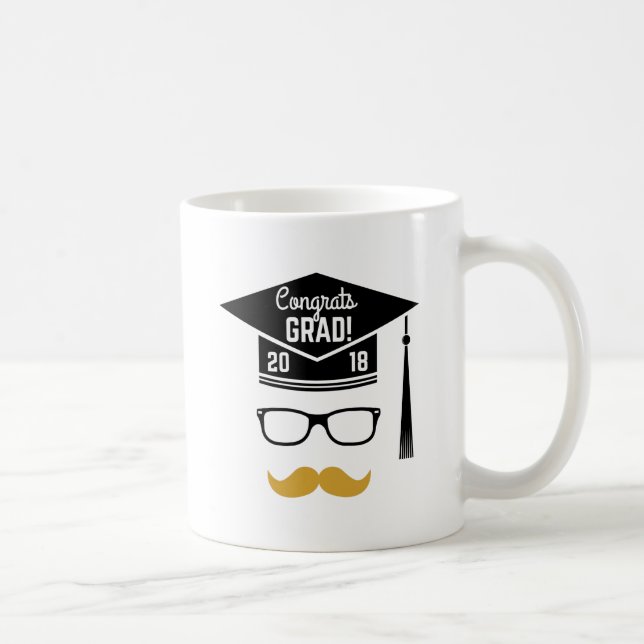 gratulerar grad 2018 kaffemugg (Höger)