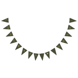 Gratulerar Grad-Grönt Vimplar