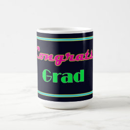 Gratulerar Grad Neon Brev Kaffemugg