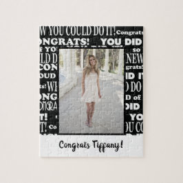 Gratulerar Grad Photo Pussel