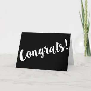 Gratulerar! Grattis för contemporary Kort