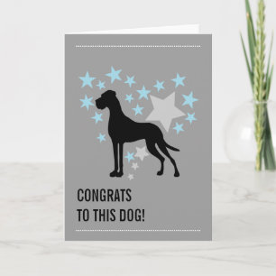 Gratulerar great dane kort