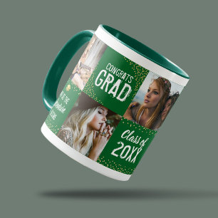 Gratulerar Grönt för fotoutgåva 2025 Student Mugg