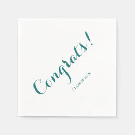 GRATULERAR GRÖNT i STUDENTEN Pappersservett