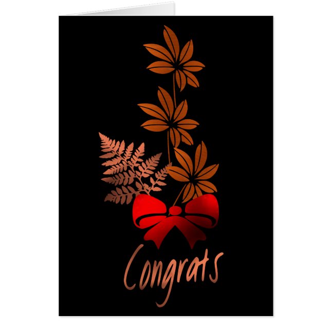 Gratulerar Hälsningskort (Framsidan)