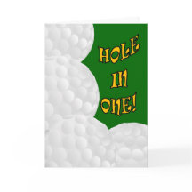 Gratulerar hole in one! Golfframgång