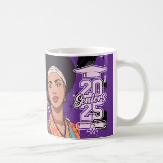 Gratulerar klass 2025 i stjärnor kaffemugg