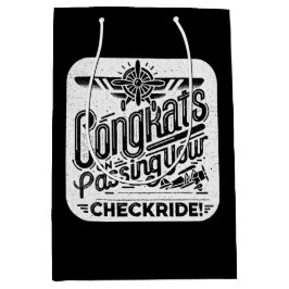 Gratulerar när du kör kontrollen!