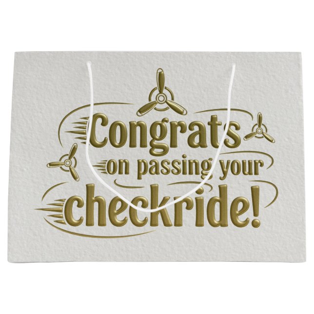 Gratulerar när du kör kontrollen! (Framsidan)