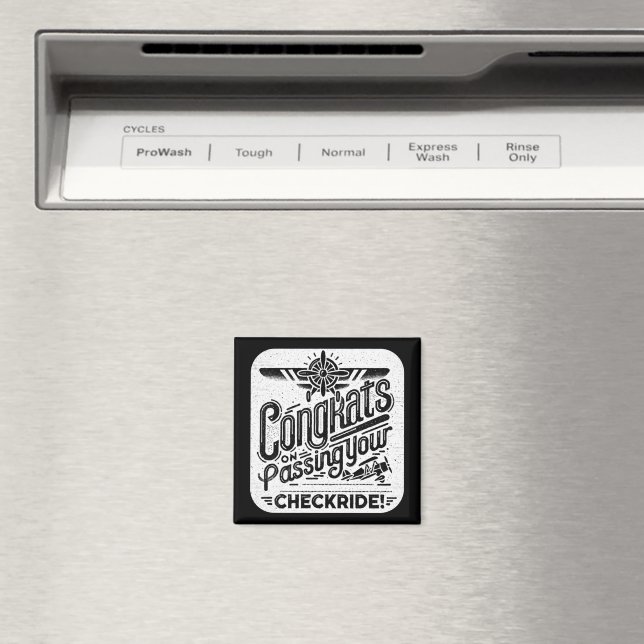 Gratulerar när du kör kontrollen! magnet (In Situ (Dishwasher))