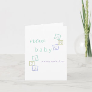 Gratulerar Ny Bebis Babyshower Kort Bebis