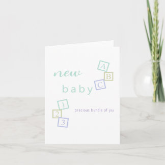 Gratulerar Ny Bebis Babyshower Kort Bebis