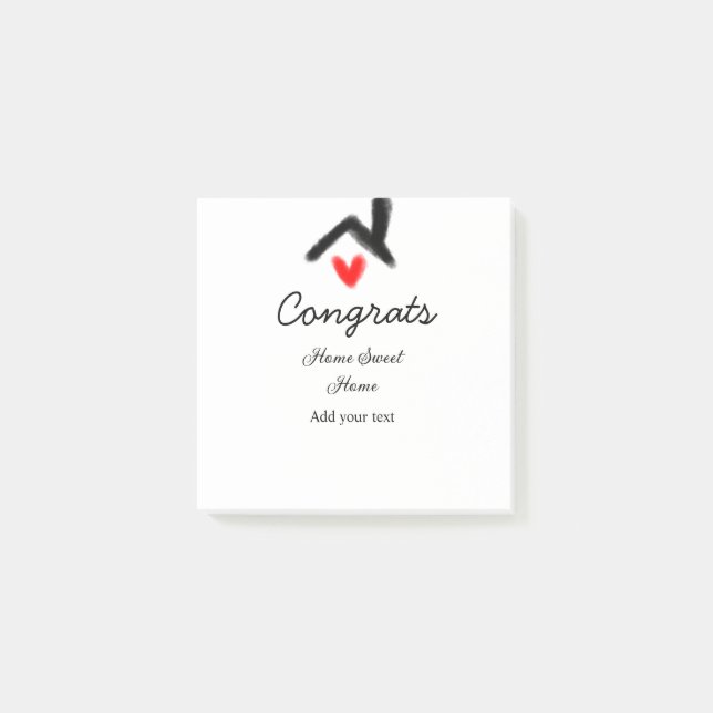 Gratulerar ny bosättningsägare vid invigningen av  post-it block (Framsida)