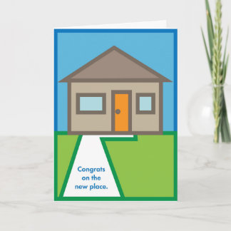 Gratulerar om Nya Ställe Kort