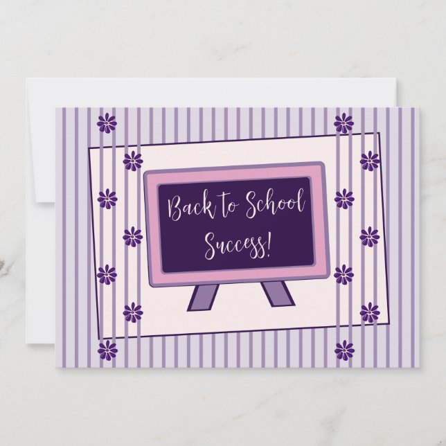 Gratulerar om returkort för Back to school (Framsida)