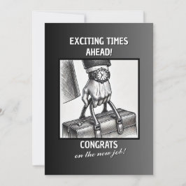 Gratulerar på det nya jobbet julkort