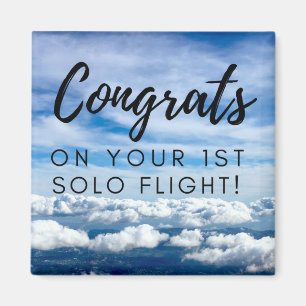 Gratulerar på din första solflygmagnet magnet
