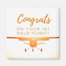 Gratulerar på din första Solo-flygning Magnet