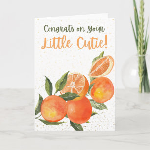 Gratulerar på din lilla Cutie Baby-kort Kort