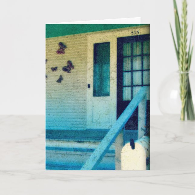 Gratulerar på ditt nya hus, frontporrspel kort (Framsida)