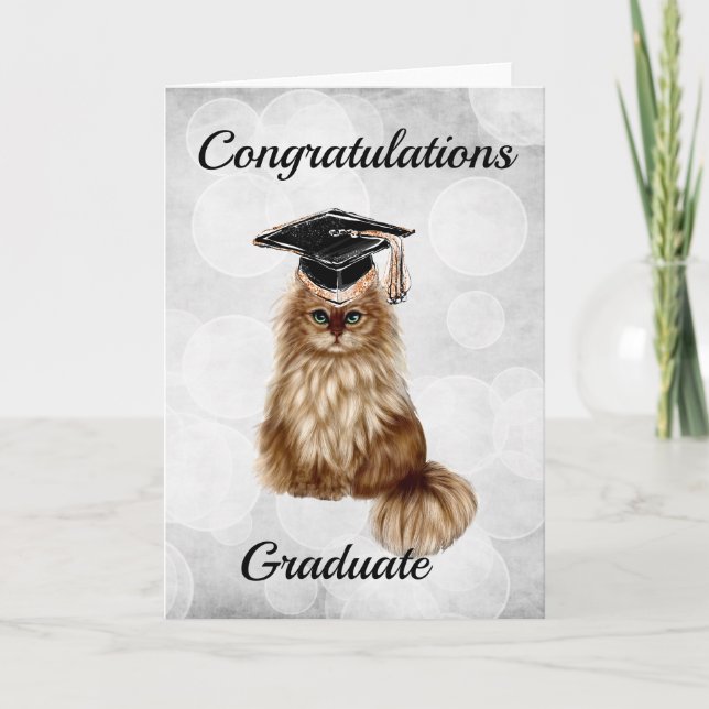 Gratulerar på Studenten. Kort (Framsida)