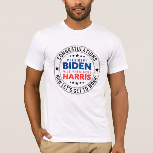 Gratulerar president Biden, VP Harris! Anpassnings T Shirt