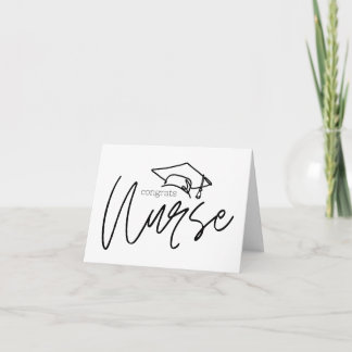 Gratulerar sjuksköterska! Nurse Studenten Card, St Kort