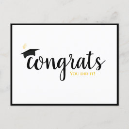 Gratulerar Studentmössa Vykort