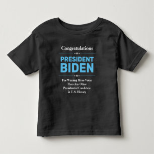 Gratulerar talman Biden mest röstad kandidat T Shirt