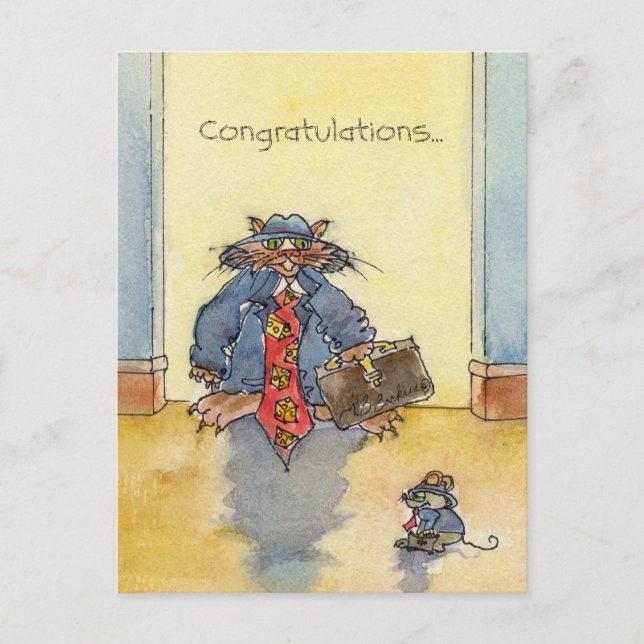 Gratulerar till Big Cheese. Vykort (Framsida)