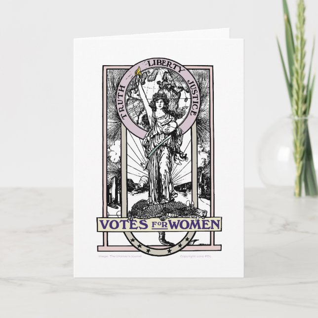 Gratulerar till det nittonde ändringsförslaget - 1 kort (Framsida)