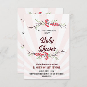 Gratulerar till din lilla Miracles ankomst! Inbjudningar