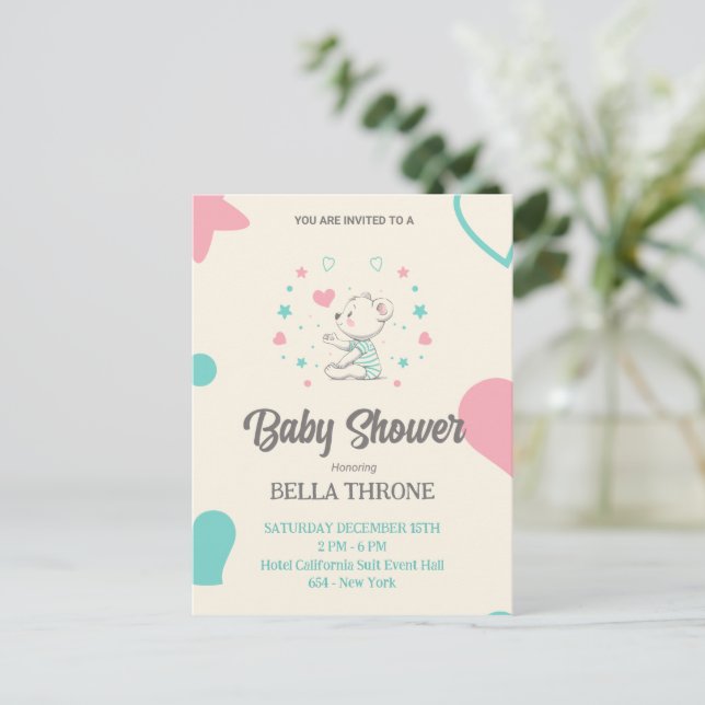 Gratulerar till din lilla Miracles ankomst! Vykort (Stående Fram)