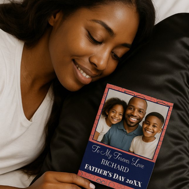 Gratulerar till min Forever love Fars dag Hälsningskort (Skapare uppladdad)