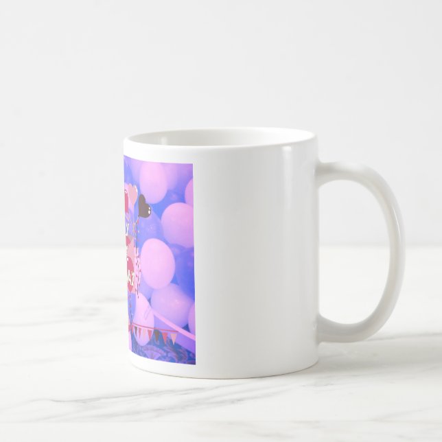 Gratulerar till min glädjande födelsedagsvälsignel kaffemugg (Höger)